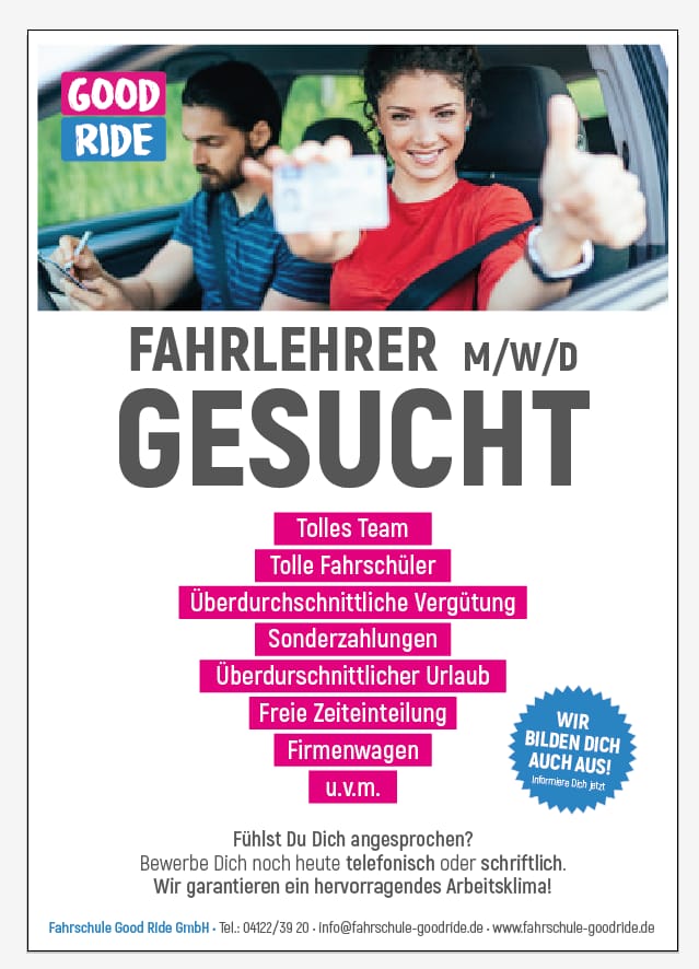 Fahrlehrer gesucht